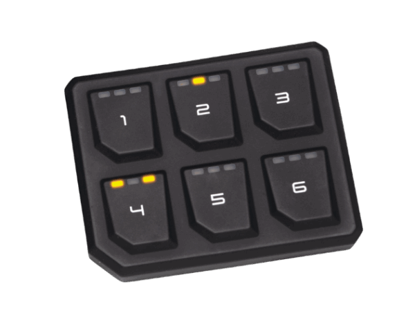 Image of Marlin Technologies' M-Flex Classic Series 6 Button CAN Bus Keypad